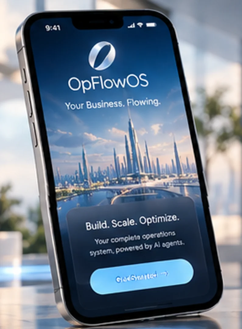 OpFlowOS on a phone